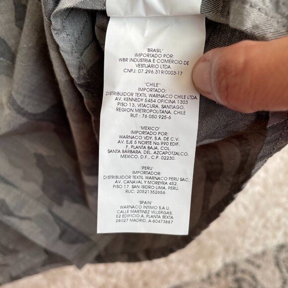 Calvin Klein Men Camo Button-Down Casual Shirt Green XL Military Army Camouflage - Picture 7 of 12